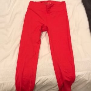 Outdoor voices tech sweat leggings 3/4